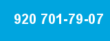 920 701-79-07 920 701-79-07
